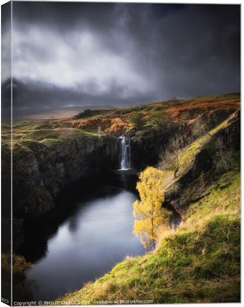 Wild weqather in the lake district 856 Canvas Print by PHILIP CHALK
