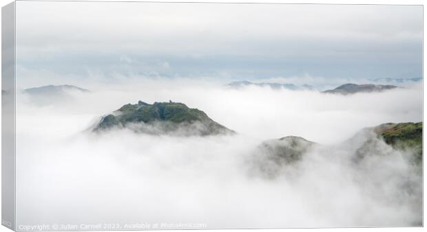 Lion and Lamb Helm Crag Grasmere Canvas Print by Julian Carnell