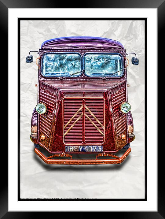 classic French commercial Van   Others  Framed Mounted Print by Tim Shaw