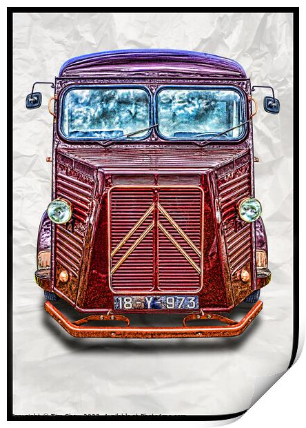 classic French commercial Van   Others  Print by Tim Shaw