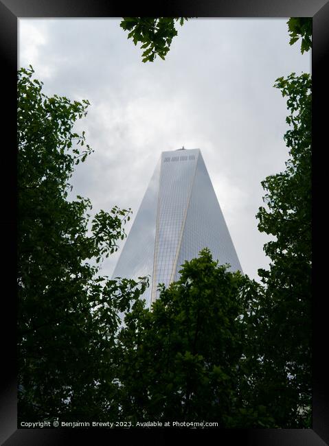 One World Trade Center Framed Print by Benjamin Brewty