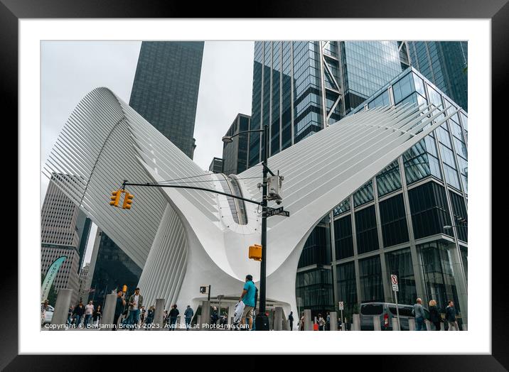 The Oculus Exterior  Framed Mounted Print by Benjamin Brewty
