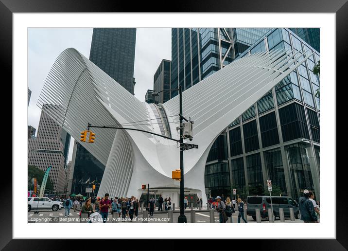 The Oculus New York Framed Mounted Print by Benjamin Brewty