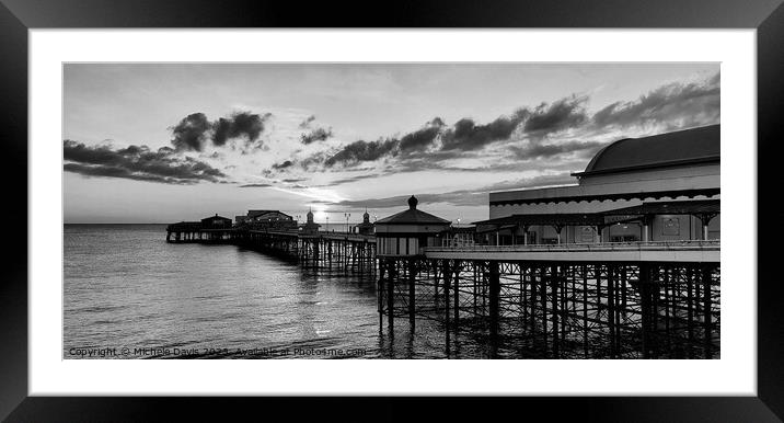 North Pier, Blackpool Framed Mounted Print by Michele Davis