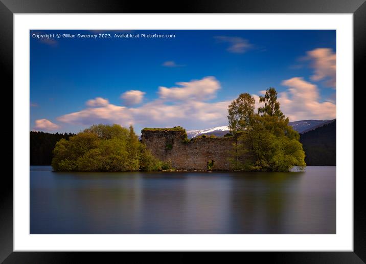 Loch an Eilean Castle Framed Mounted Print by Gillian Sweeney
