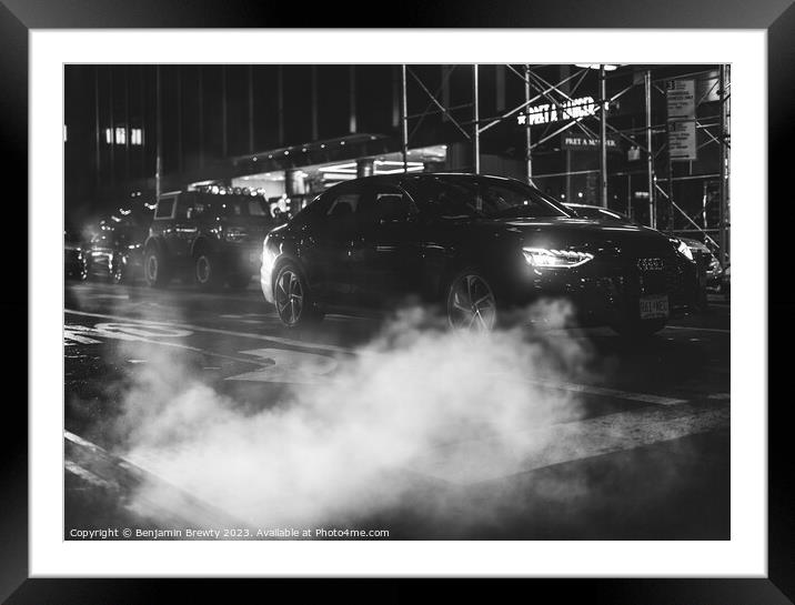 New York Street Photography Framed Mounted Print by Benjamin Brewty