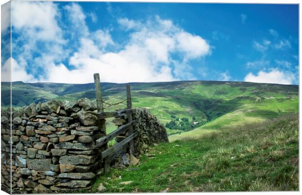 Mam Tor Canvas Print by Alison Chambers