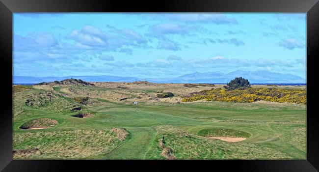 Postage Stamp, Royal Troon Framed Print by Allan Durward Photography