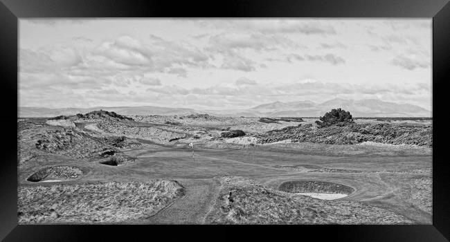 Royal Troon 8th hole, Postage Stamp Framed Print by Allan Durward Photography