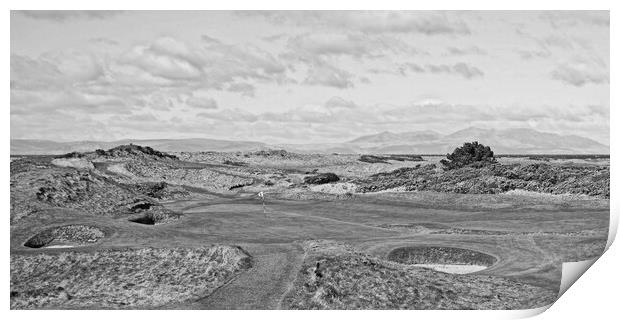 Royal Troon 8th hole, Postage Stamp Print by Allan Durward Photography