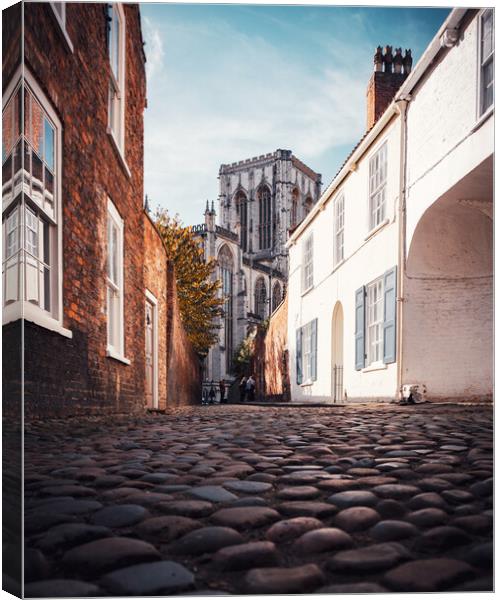 York Minster from Chapter House Street Canvas Print by Alan Wise