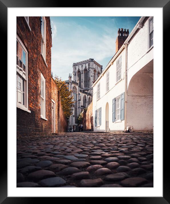 York Minster from Chapter House Street Framed Mounted Print by Alan Wise