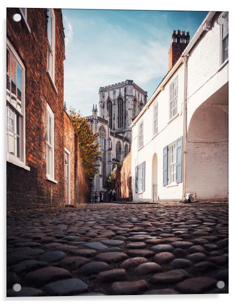 York Minster from Chapter House Street Acrylic by Alan Wise
