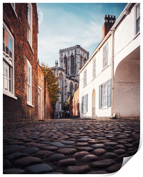 York Minster from Chapter House Street Print by Alan Wise