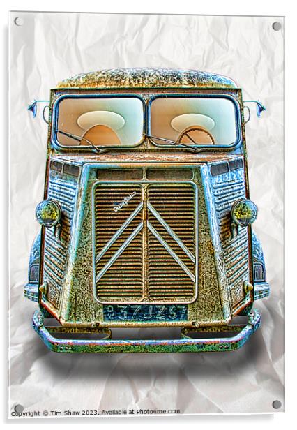 Classic French Commercial van Acrylic by Tim Shaw