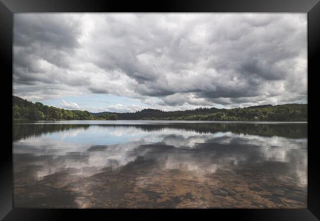 Loch Drunkie - Scotland Landscape Photography Framed Print by Henry Clayton