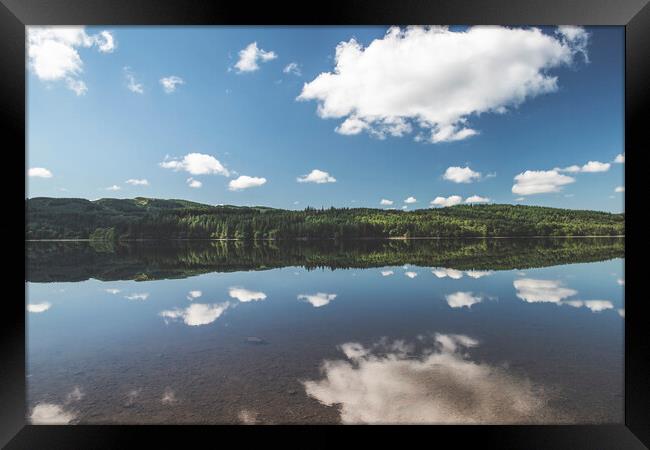 Loch Ard - Scotland Landscape Photography Framed Print by Henry Clayton