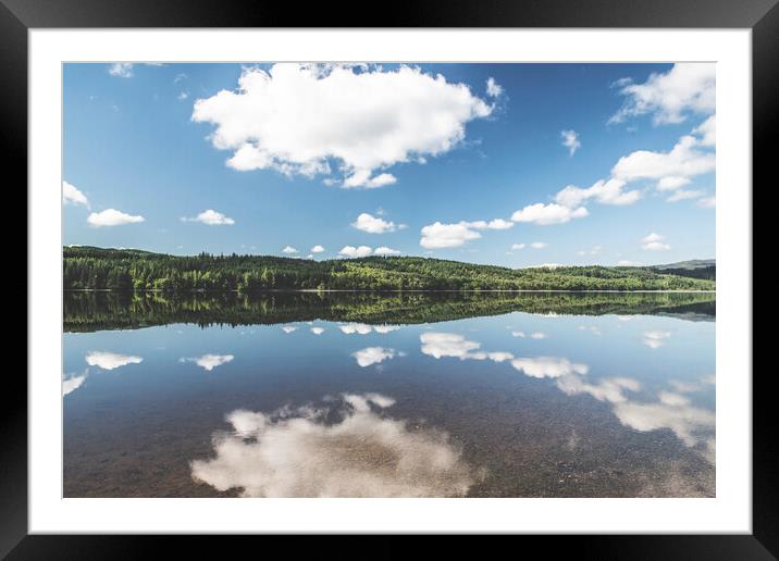 Loch Ard - Scotland Landscape Photography Framed Mounted Print by Henry Clayton