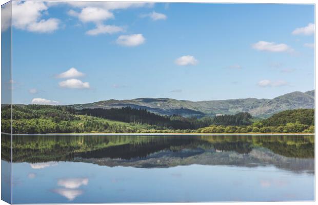 Loch Ard - Scotland Landscape Photography Canvas Print by Henry Clayton