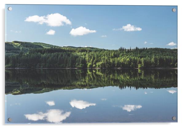 Loch Ard - Scotland Landscape Photography Acrylic by Henry Clayton