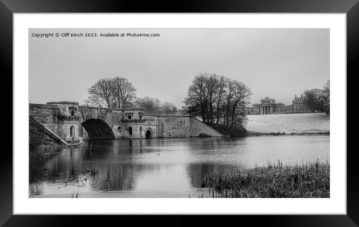 Blenheim Palace Framed Mounted Print by Cliff Kinch