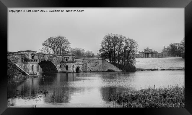 Blenheim Palace Framed Print by Cliff Kinch