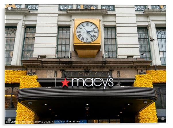 Macy's NYC Acrylic by Benjamin Brewty