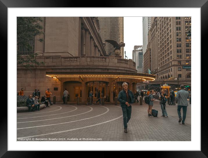 Grand Central Terminal  Framed Mounted Print by Benjamin Brewty