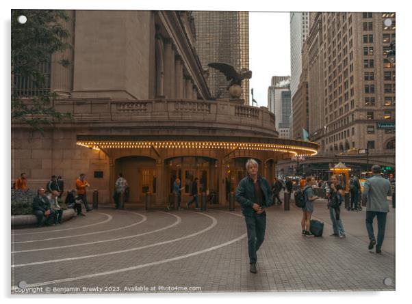 Grand Central Terminal  Acrylic by Benjamin Brewty