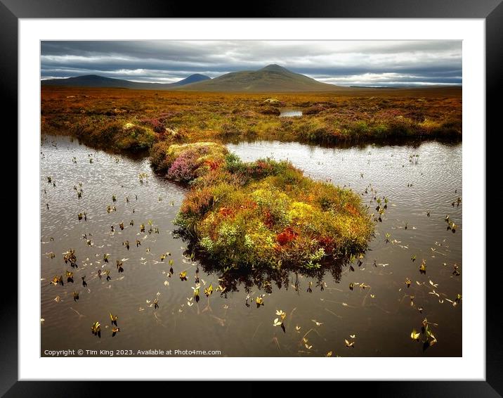 Flow Country  Framed Mounted Print by Tim King