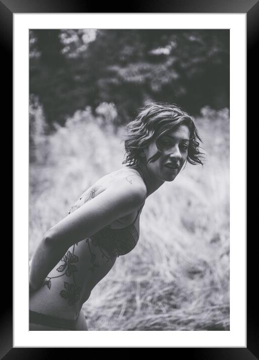 BB Montague - Time Stands Still - Art Nude and Erotic Imagery 006 Framed Mounted Print by Henry Clayton