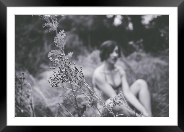 BB Montague - Time Stands Still - Art Nude and Erotic Imagery 016 Framed Mounted Print by Henry Clayton