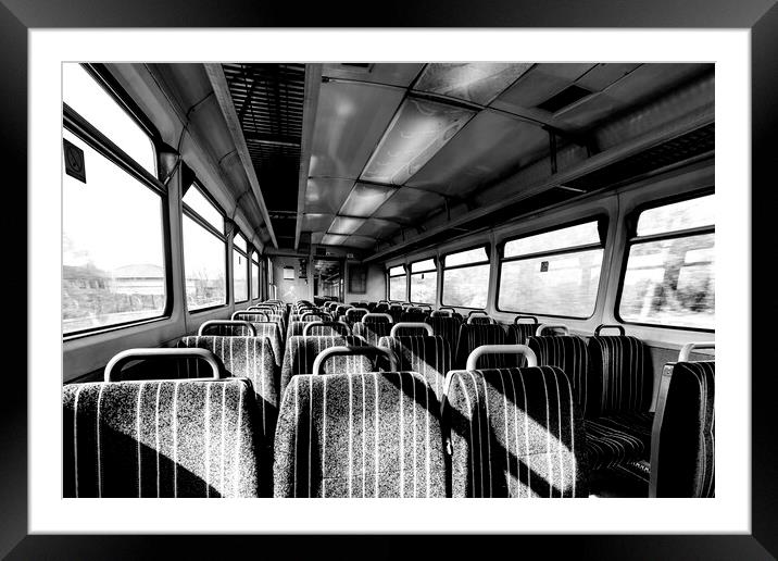 Train Carriage 02 Framed Mounted Print by Glen Allen