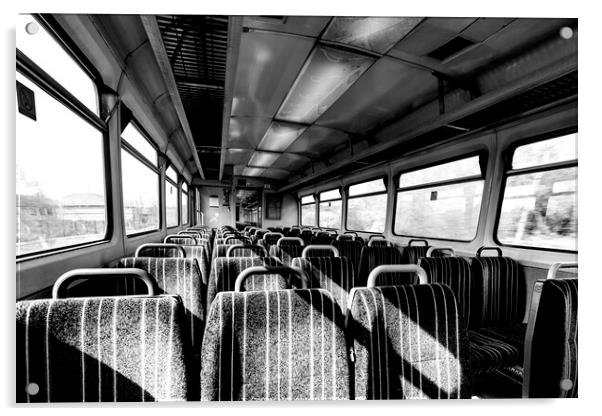 Train Carriage 02 Acrylic by Glen Allen
