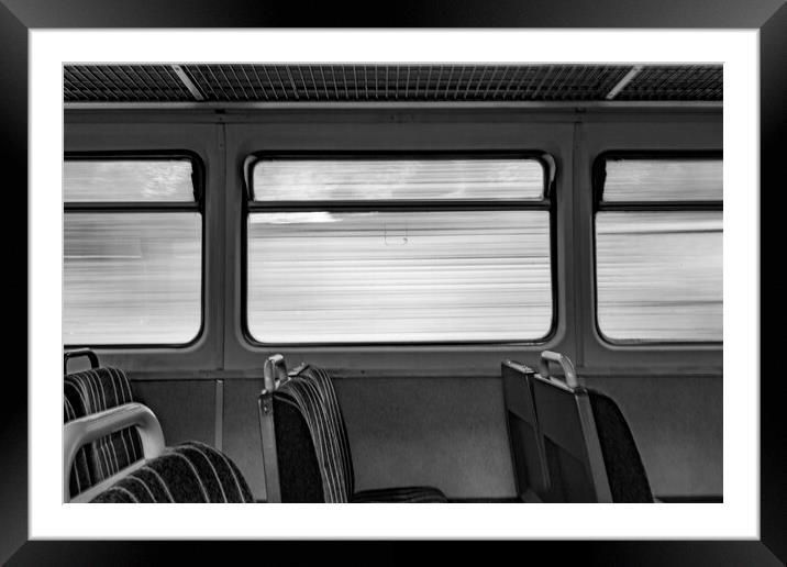Train Carriage 03 Framed Mounted Print by Glen Allen