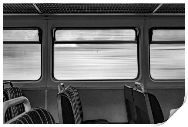 Train Carriage 03 Print by Glen Allen
