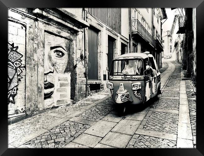 Wondering in Porto Framed Print by Clemence Toujas