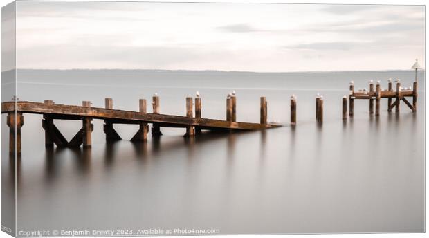 Southend-On-Sea Long Exposure  Canvas Print by Benjamin Brewty