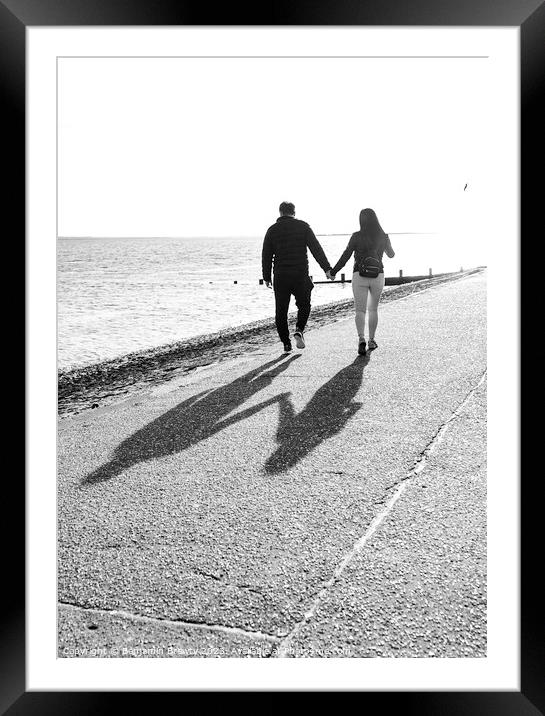 Southend-On-Sea Couple Framed Mounted Print by Benjamin Brewty