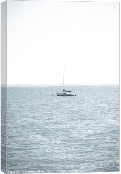 Southend-On-Sea Boat  Canvas Print by Benjamin Brewty