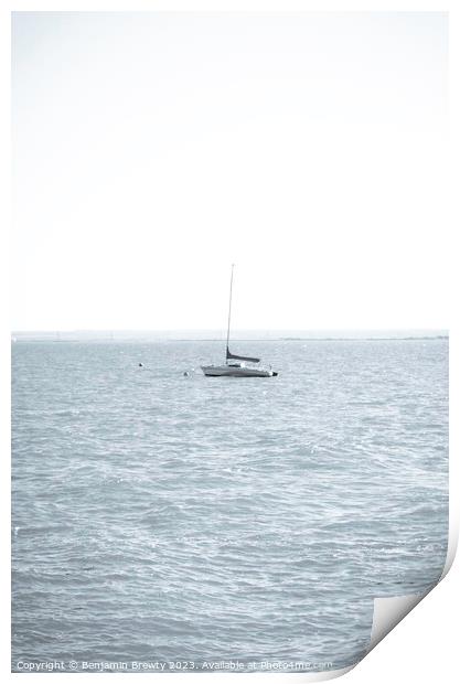 Southend-On-Sea Boat  Print by Benjamin Brewty