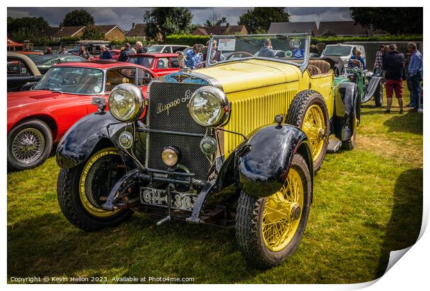 Hispano Suiza convertible tourer Print by Kevin Hellon