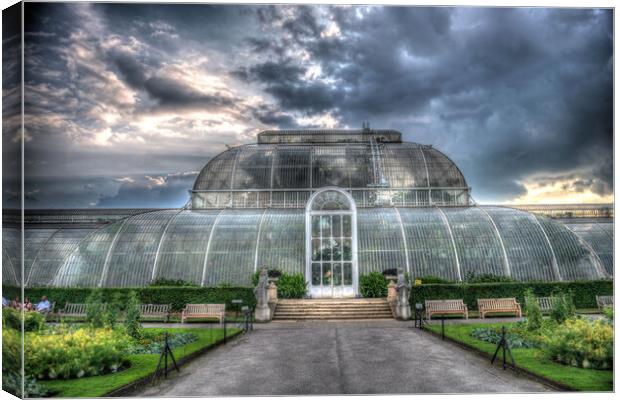 Key Gardens Palm House - Architecture Canvas Print by Henry Clayton