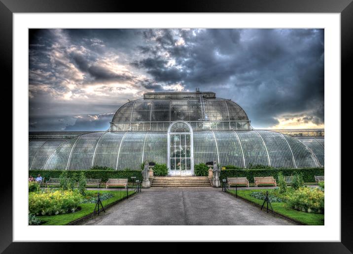 Key Gardens Palm House - Architecture Framed Mounted Print by Henry Clayton