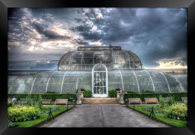 Key Gardens Palm House - Architecture Framed Print by Henry Clayton