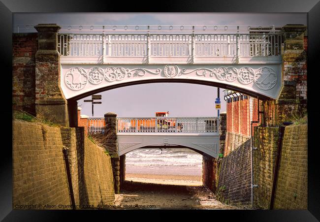 Trinity Cut Bridlington Framed Print by Alison Chambers