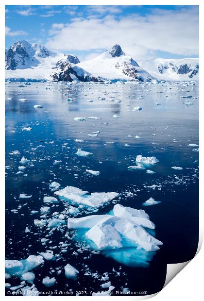 Yalour Islands, Antarctic Peninsula  Print by Sebastien Greber