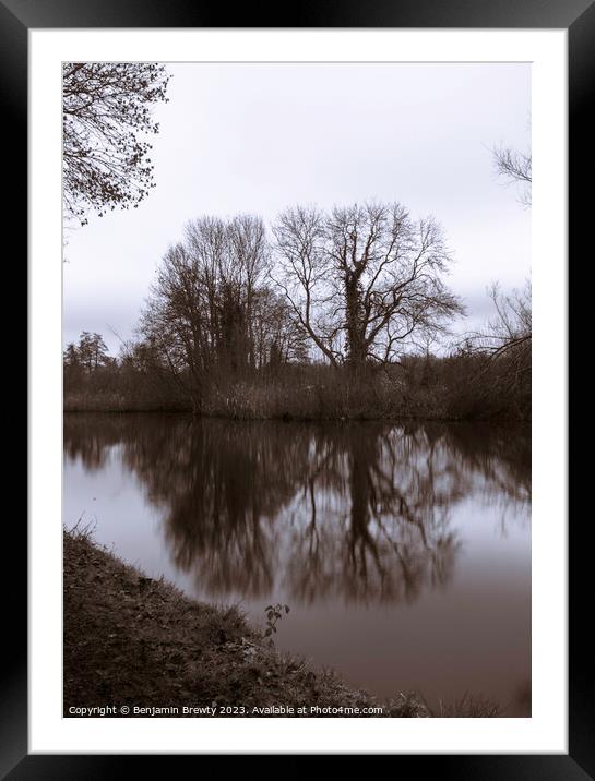 Cassiobury Park Watford Framed Mounted Print by Benjamin Brewty