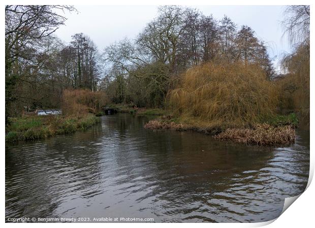 Cassiobury Park Watford Print by Benjamin Brewty