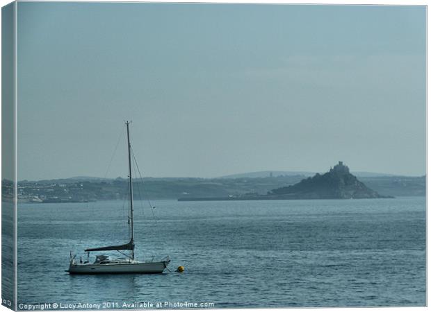 The Mount from Penzance Canvas Print by Lucy Antony